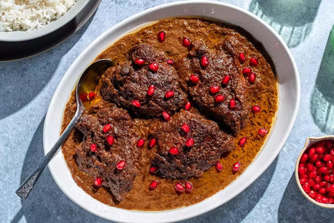 Khoresh-e Fesenjoon Full Recipe - Heray Spice