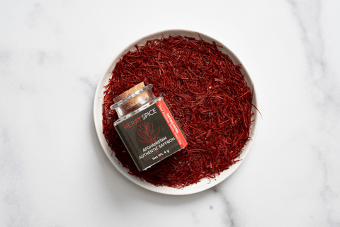 (New) 2 Grams Afghanistan Saffron Powder, Sustainably Sourced Saffron (Fine Grind) - Heray Spice