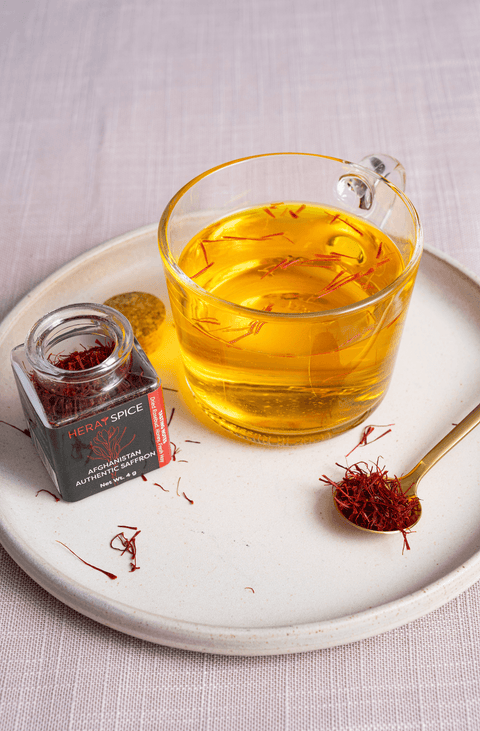 (New) 2 Grams Afghanistan Saffron Powder, Sustainably Sourced Saffron (Fine Grind) - Heray Spice