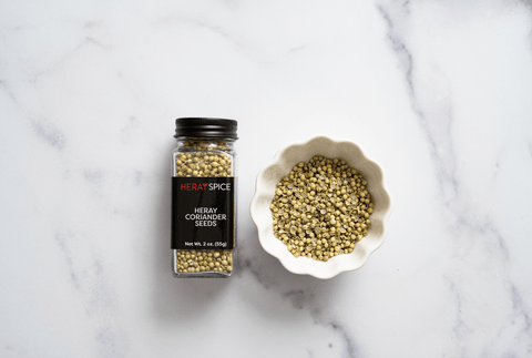 Herati Green Coriander Seeds 45 grams (1.7 Oz) - Heray Spice