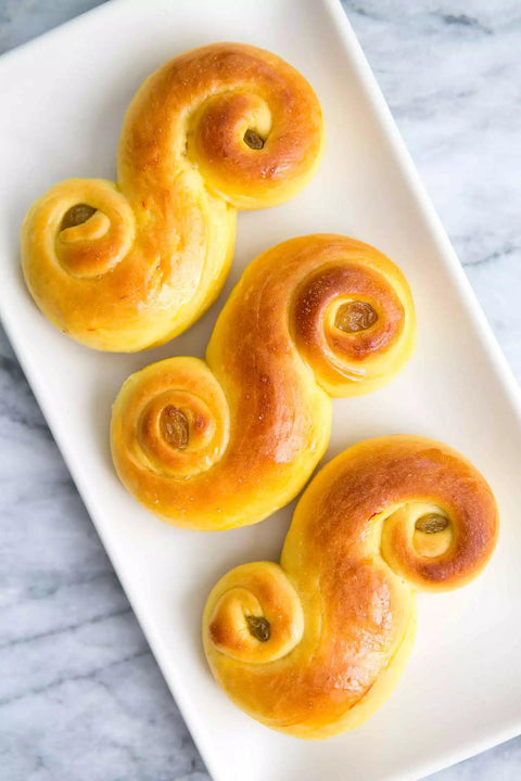 How to Make Saffron Buns (LUSSEKATT OR LUSSEBULLE)? - Heray Spice
