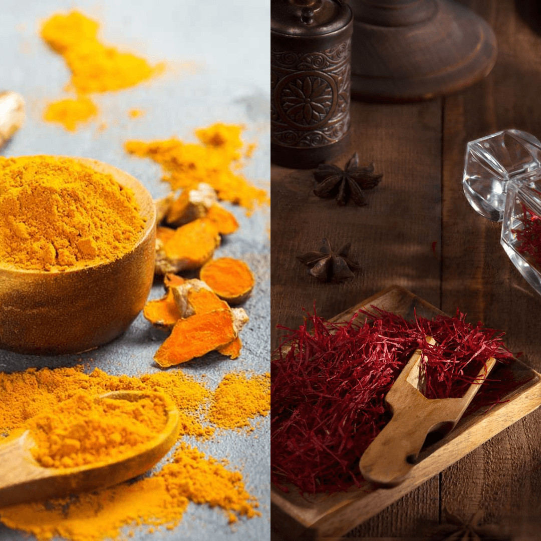 Turmeric Vs Saffron A Flavourful Comparison Of Spices Heray Spice