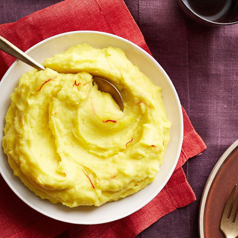 Saffron Mashed Potatoes Recipe
