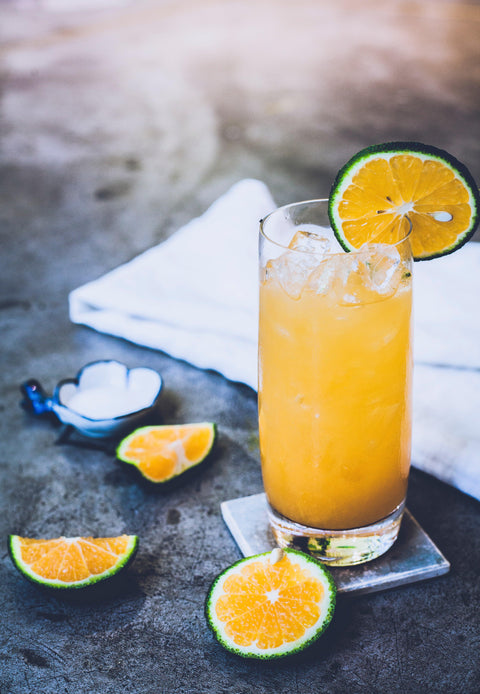 Stay Warm or Cool Down with a Spiced Orange Saffron Drink