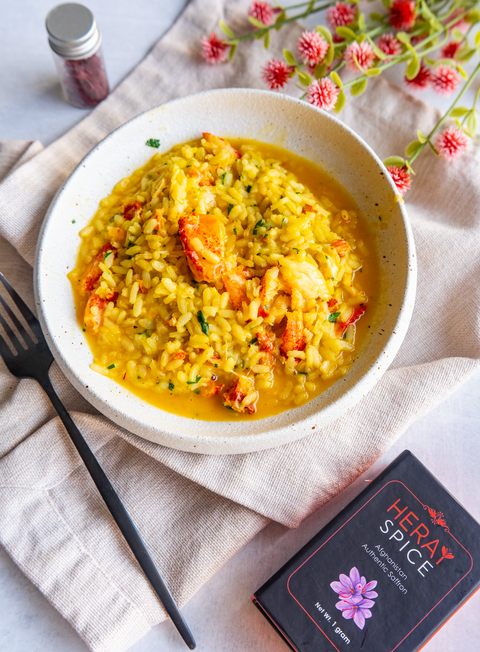 Saffron Lobster Risotto