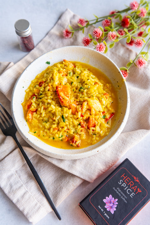 Saffron Lobster Risotto