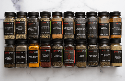 Heray Spice entire spice collection presents saffron, vanilla beans, cumin and more from around the globe.