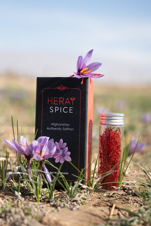 Gift Box Trio (A Jar of each Premium Saffron, Green Cardamom, Herait Mint Leaves)