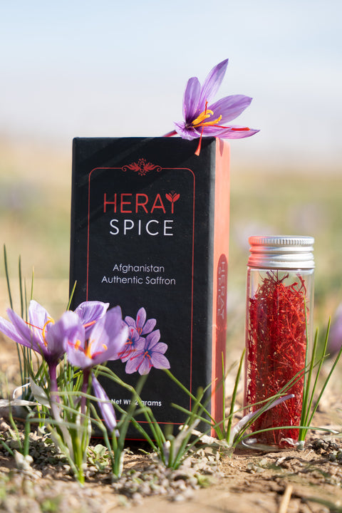 4 Grams (0.14 Oz) Heray Saffron, Afghani Superior Negin Quality