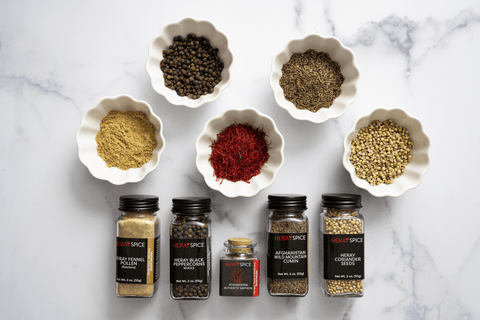 Build your own bundle of fresh spices and saffron