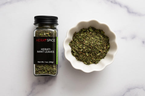 Herati Mint Leaves Single Origin, Extra Aromatic, Ethically Sourced (1 Oz) - Heray Spice