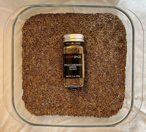 Afghanistan Wild Caraway Seeds 50 Grams (1.8 Oz) - Heray Spice